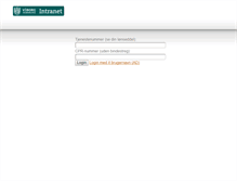 Tablet Screenshot of intranet.viborg.dk